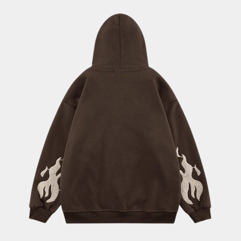 Sparks | Oversized Zipper Hoodie - OMYGOODS