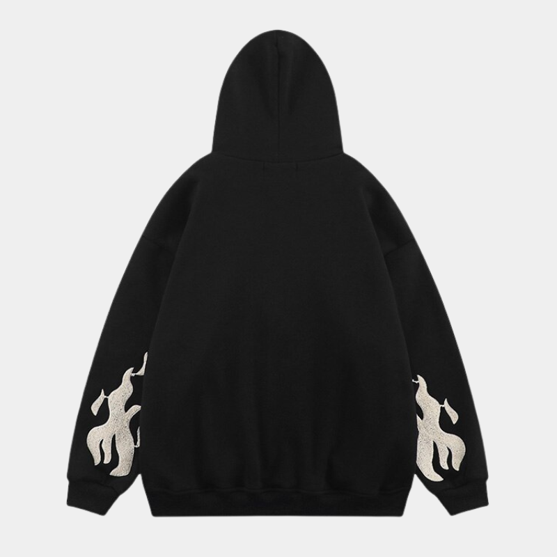 Sparks | Oversized Zipper Hoodie - OMYGOODS
