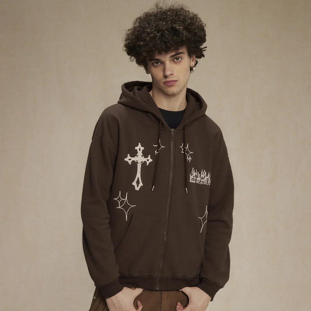Sparks | Oversized Zipper Hoodie - OMYGOODS