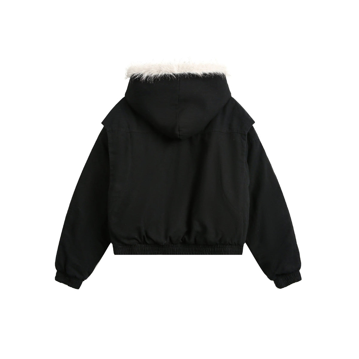 Spliced Fur | Hooded Quilted Jacket - OMYGOODS