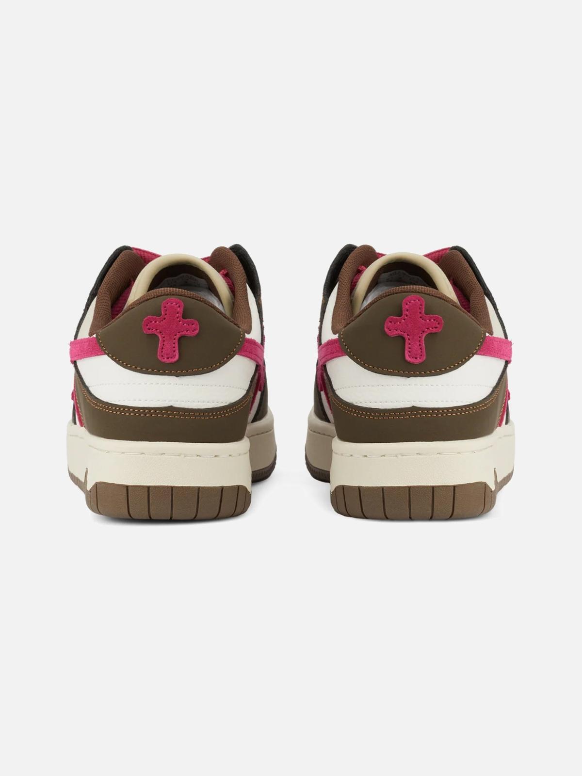 Omygoods Splicing Skateboard Sneakers