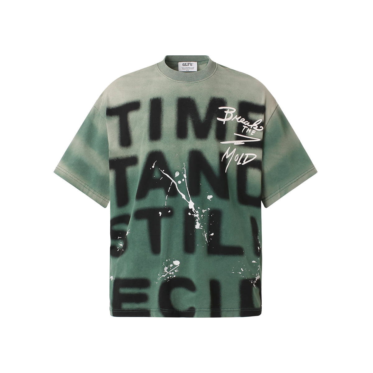 Spray Graphic Print | Oversized T-Shirt - OMYGOODS