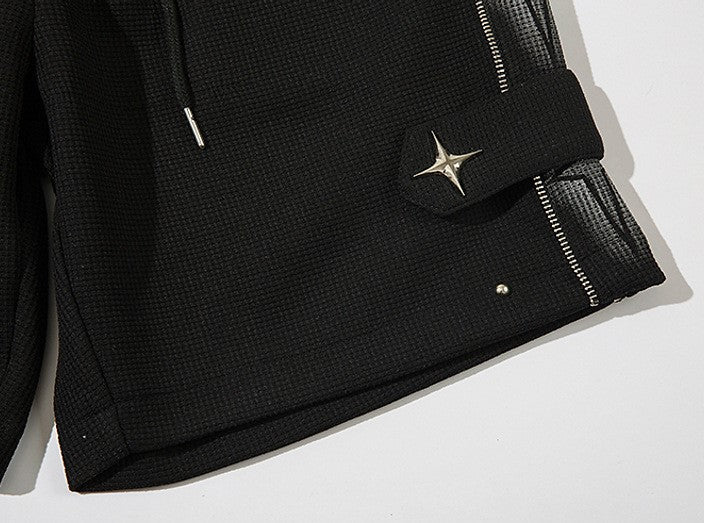 Star | Zip Up Shorts - OMYGOODS
