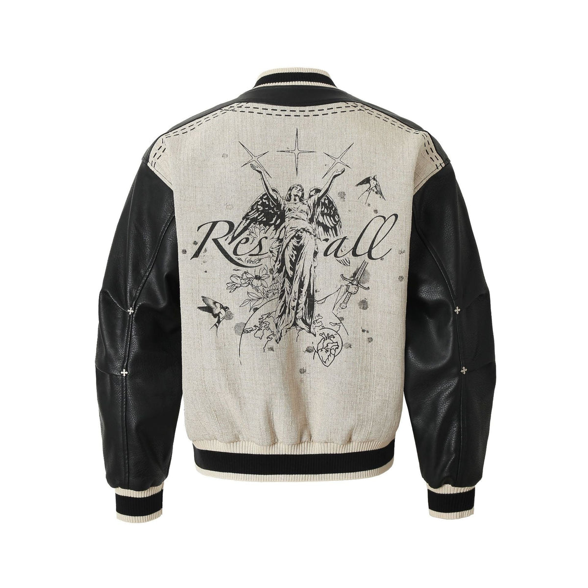 Street Art Graffiti | Leather Bomber Jacket - OMYGOODS