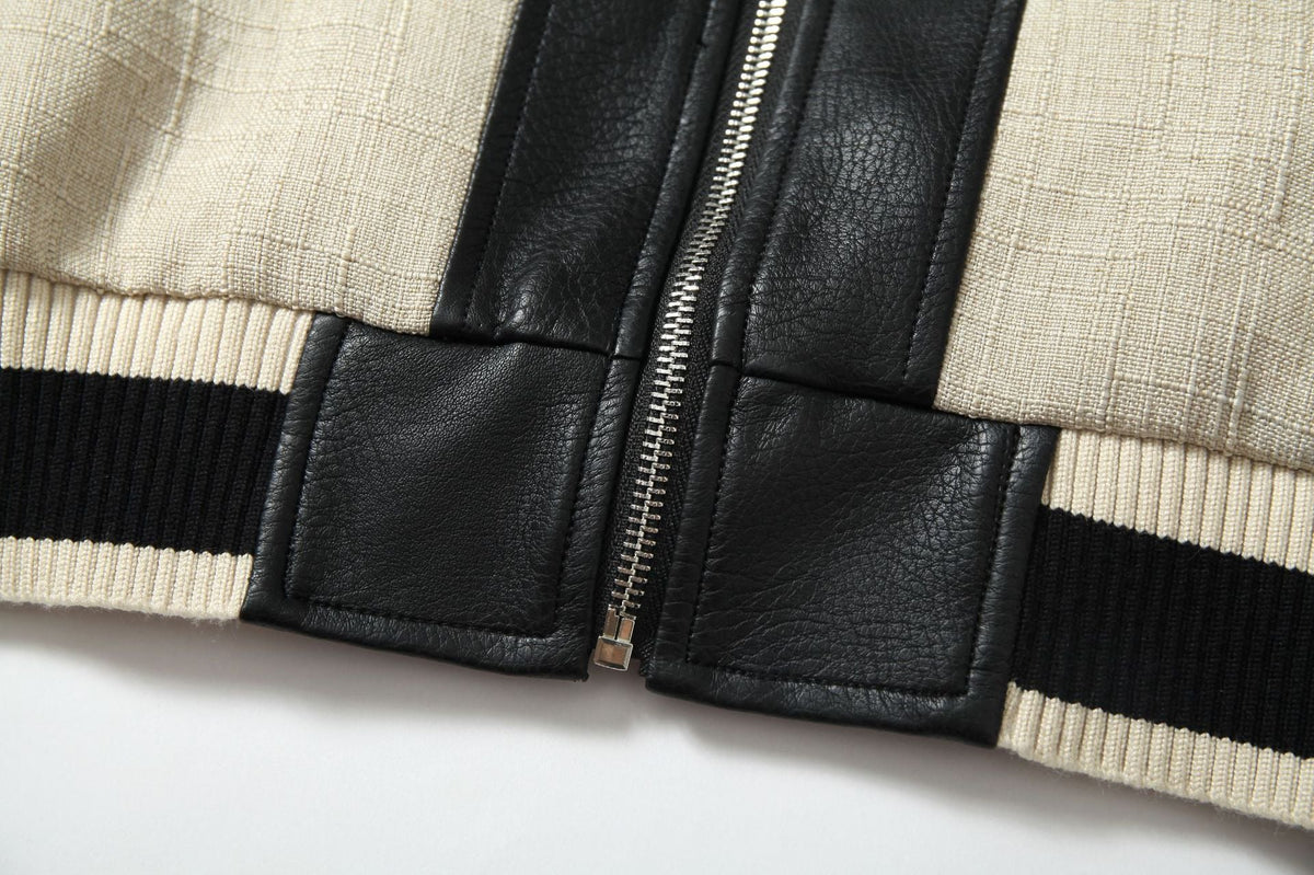 Street Art Graffiti | Leather Bomber Jacket - OMYGOODS