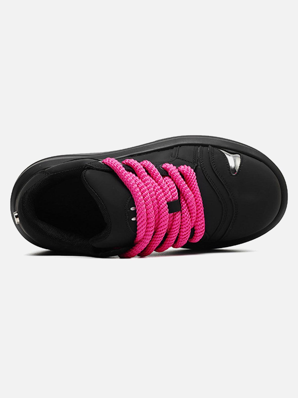 Omygoods Street Deconstructed Split Whisker Sneakers