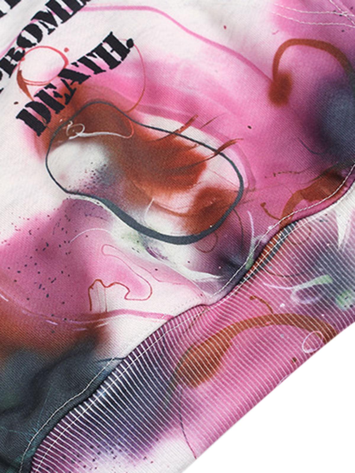 Omygoods Street Graffiti Hooded Sweatshirt