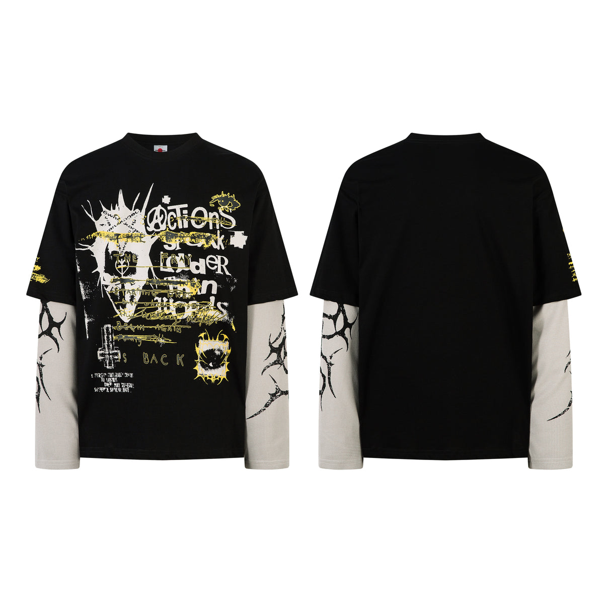 Street Graffiti Style | Layered Sweatshirt - OMYGOODS