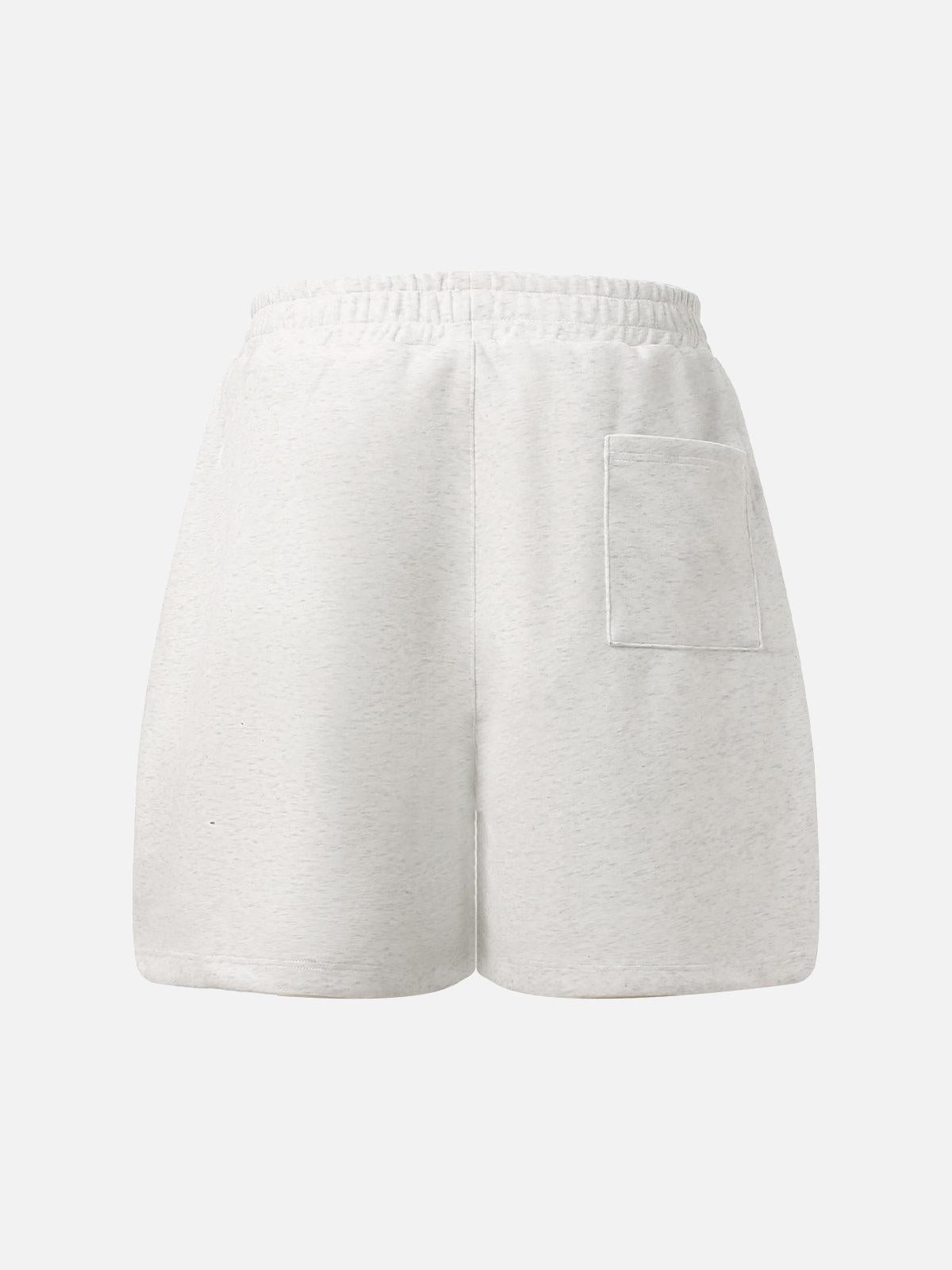 Omygoods Street Graphic Drawstring Shorts