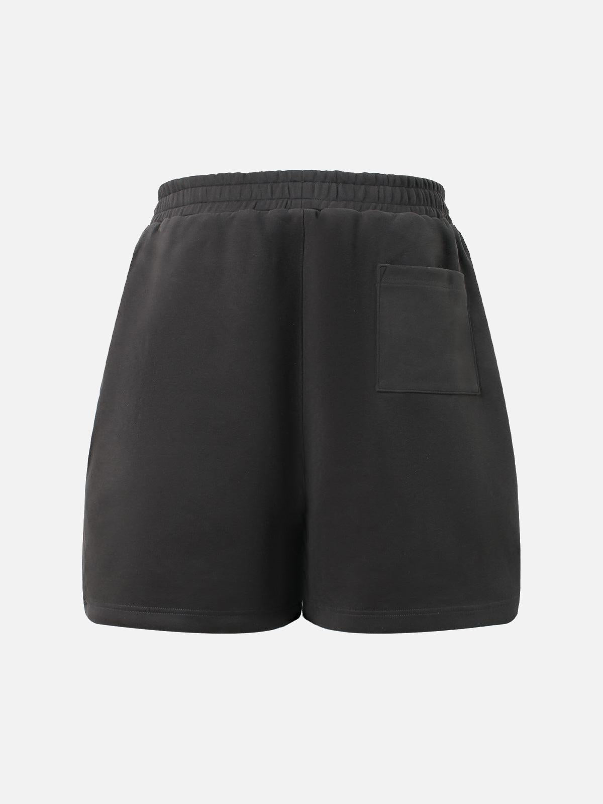 Omygoods Street Graphic Drawstring Shorts