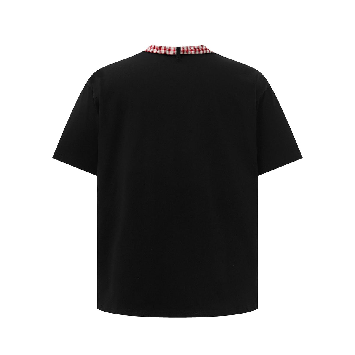 Street Plaid Tie Short Sleeve T-Shirt - OMYGOODS