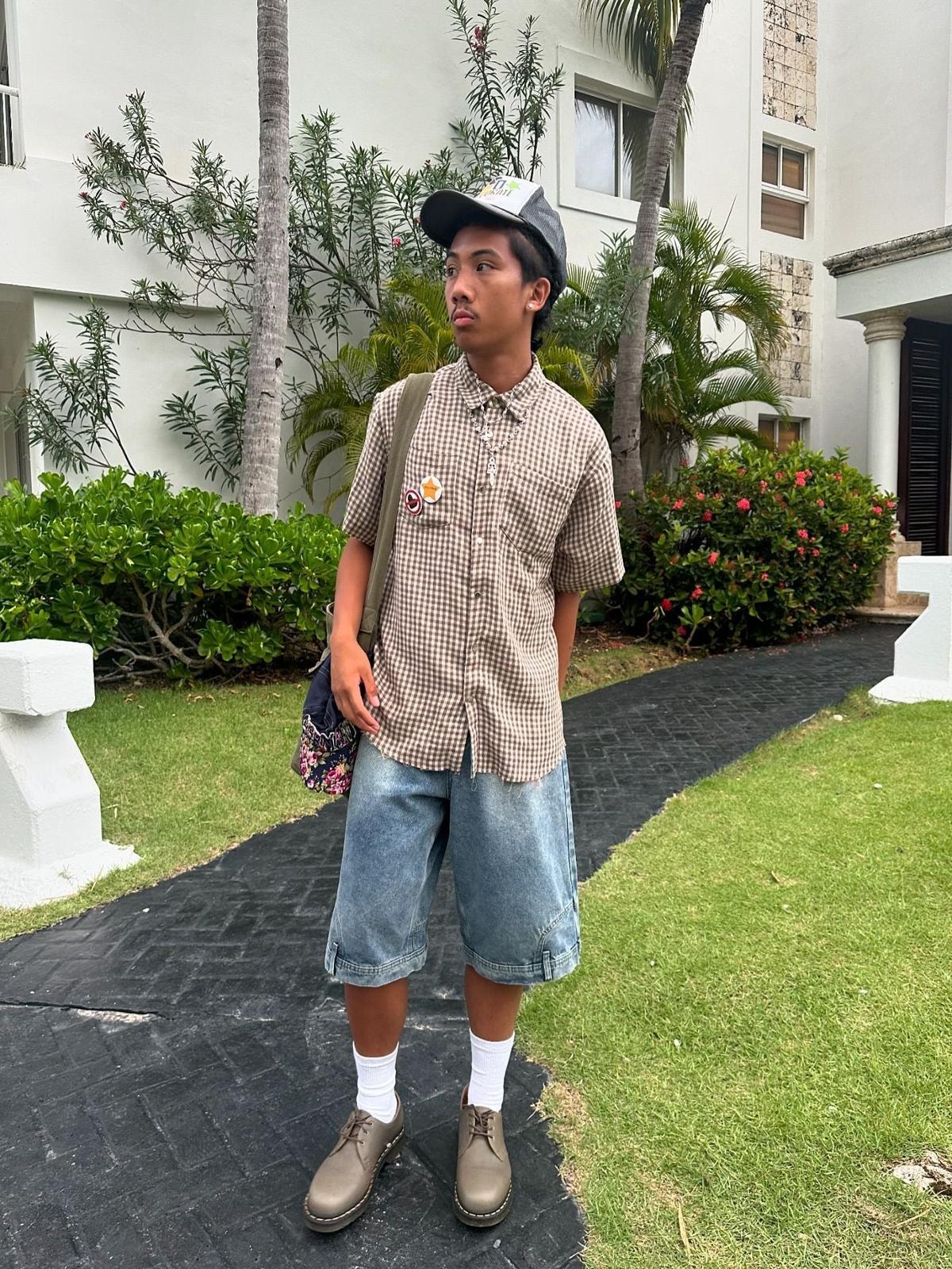 Omygoods Street Reversible Short-Sleeved Shirt