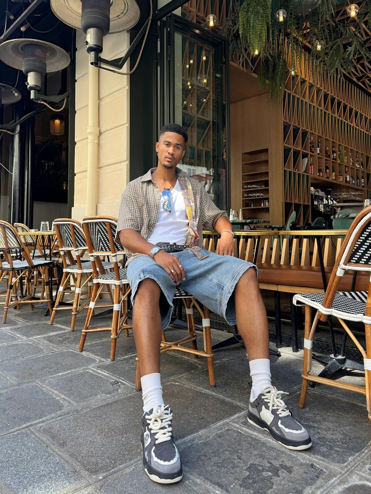 Omygoods Street Reversible Short-Sleeved Shirt