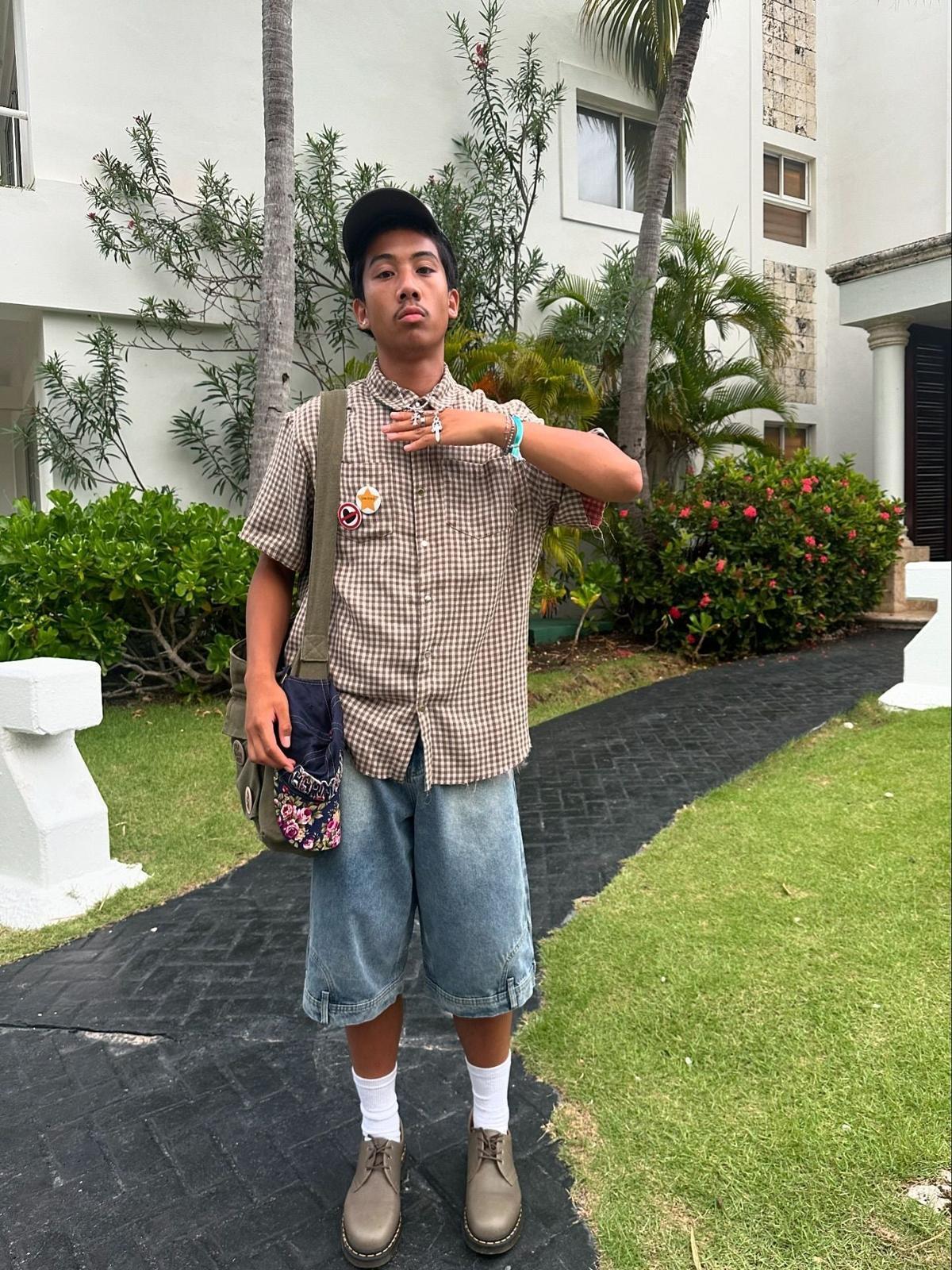 Omygoods Street Reversible Short-Sleeved Shirt