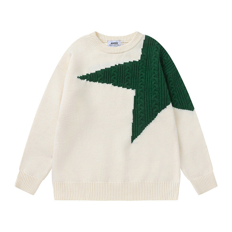Street Starburst | High Street Patchwork Oversized Jumper - OMYGOODS