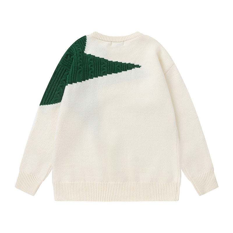 Street Starburst | High Street Patchwork Oversized Jumper - OMYGOODS