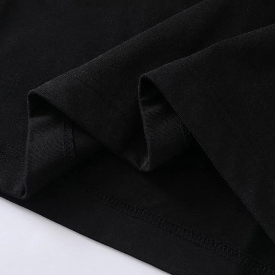 Streetwear Letter Patchwork Oversized T-shirts - OMYGOODS