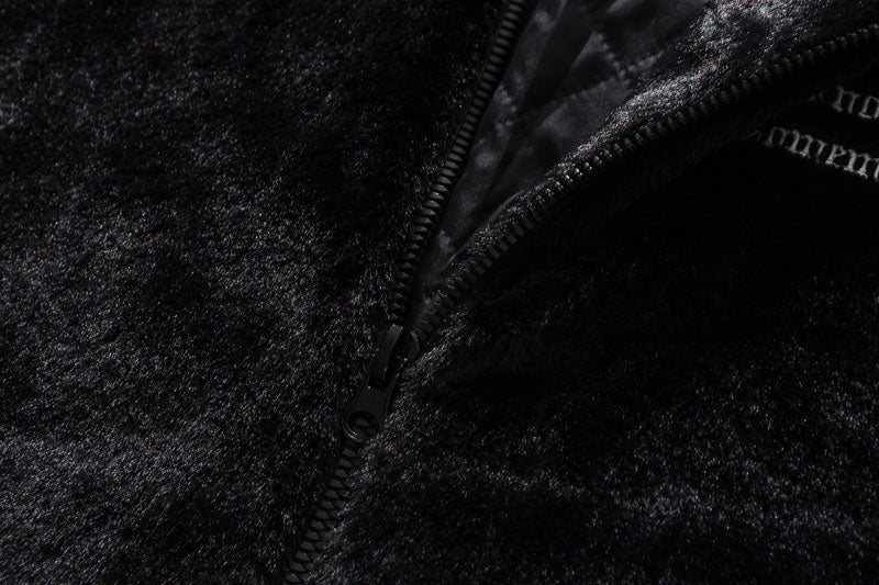 Streetwear Outerwear | Gothic Fleece Jacket - OMYGOODS