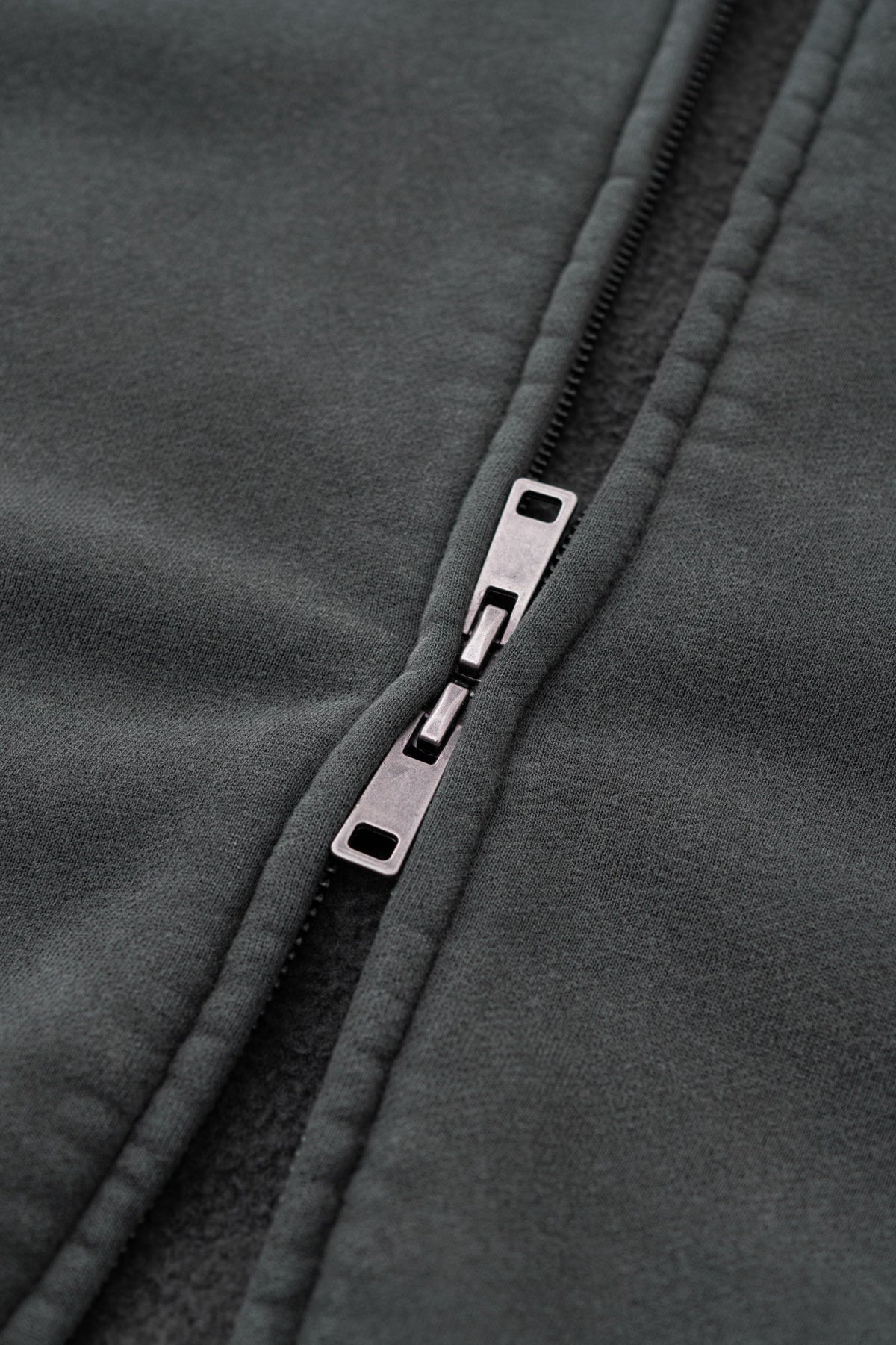 Structured Panel | Baggy Zip-Up Hoodie - OMYGOODS