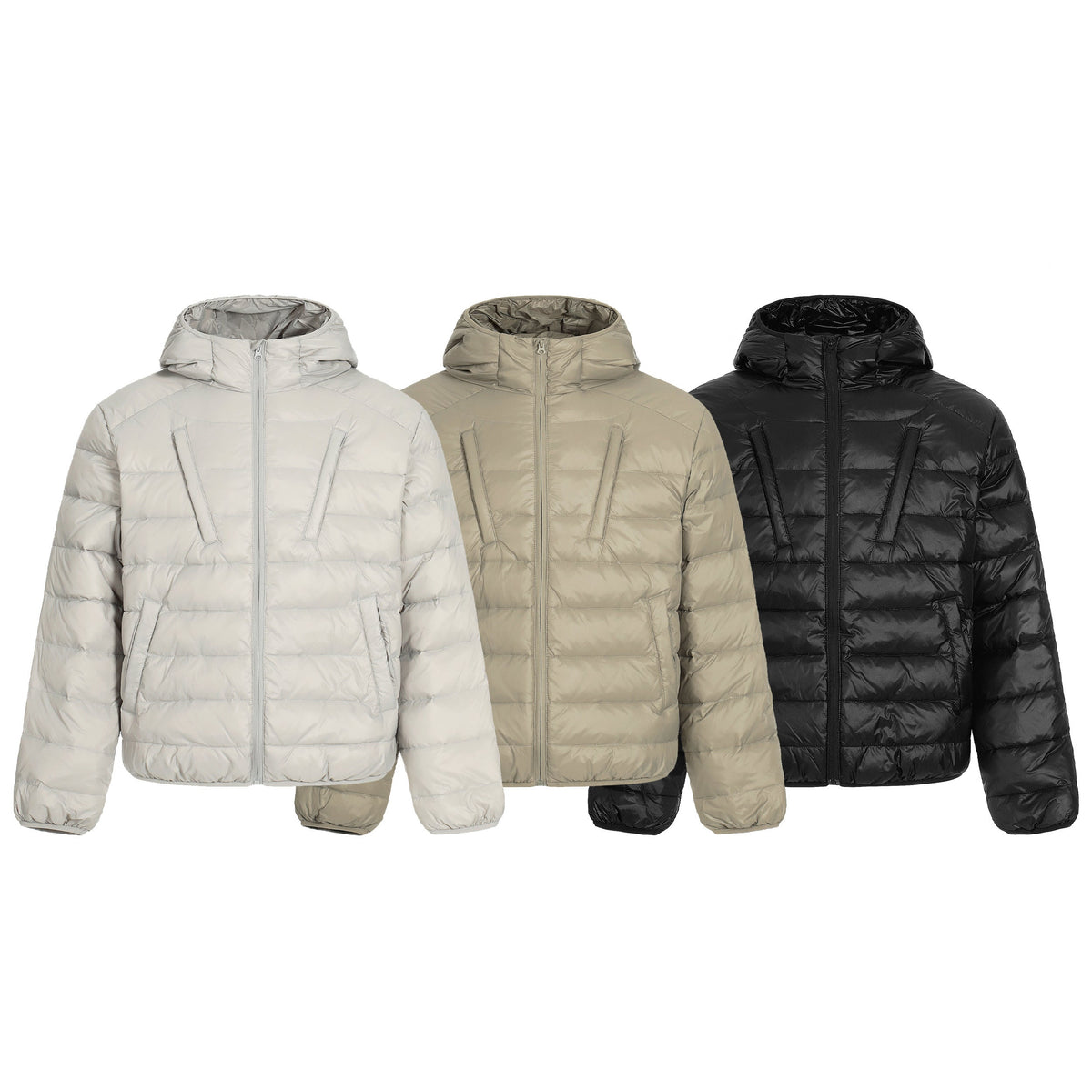 Structured Quilted | Hooded Puffer Jacket - OMYGOODS