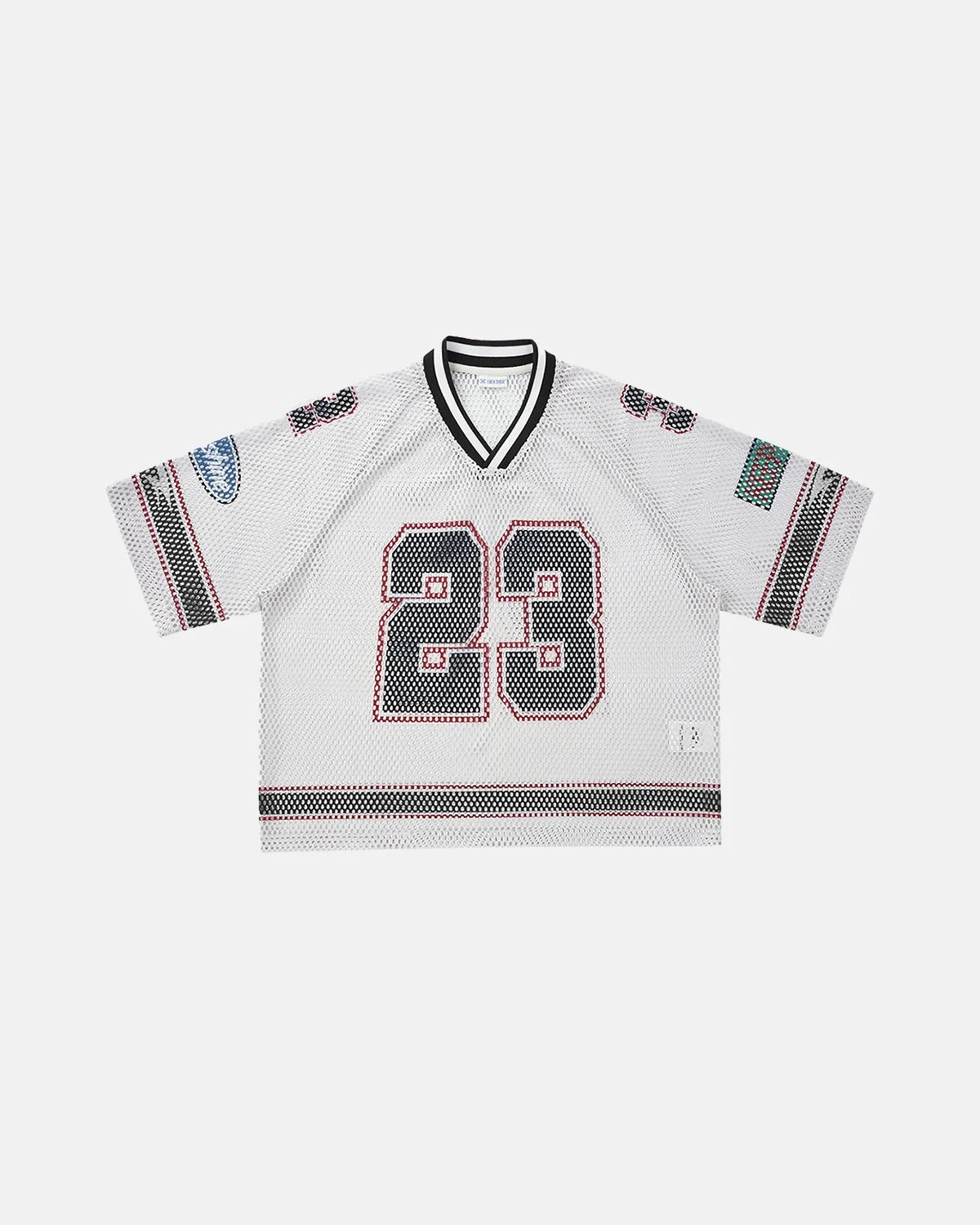 Omygoods 23 Jersey Mesh Print Tee
