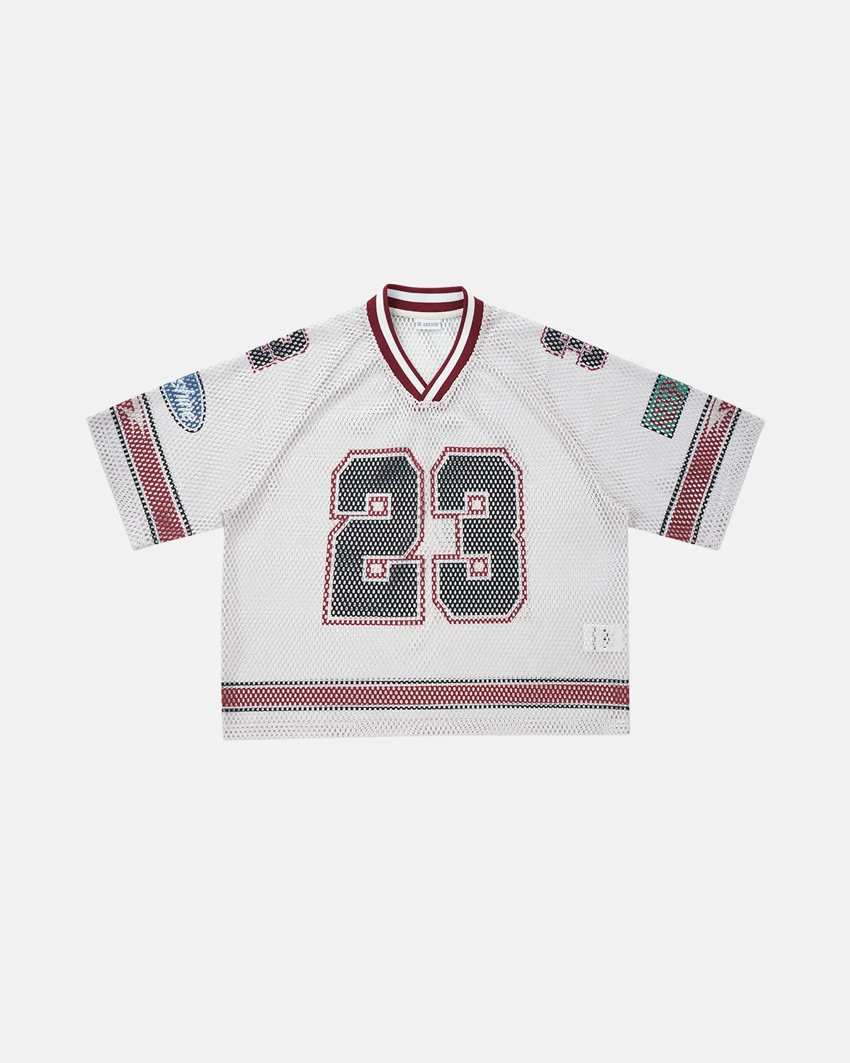 Omygoods 23 Jersey Mesh Print Tee