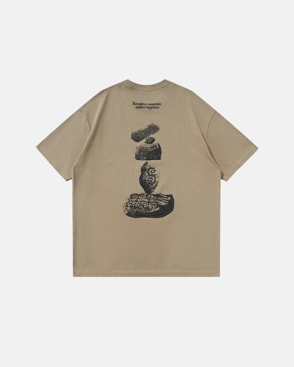 Omygoods 3D Graphic Printing Cotton T-Shirt
