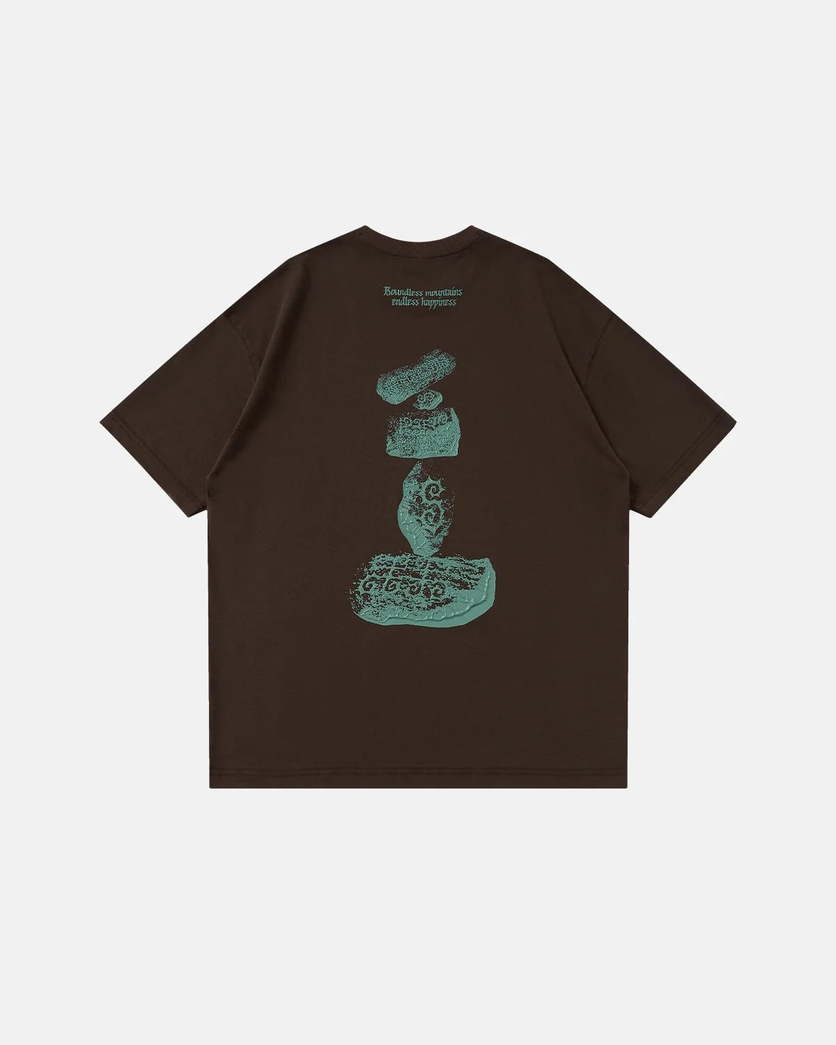 Omygoods 3D Graphic Printing Cotton T-Shirt