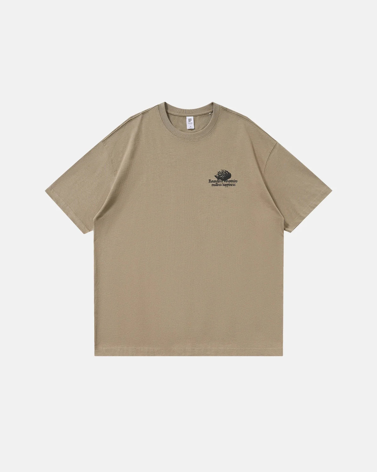 Omygoods 3D Graphic Printing Cotton T-Shirt