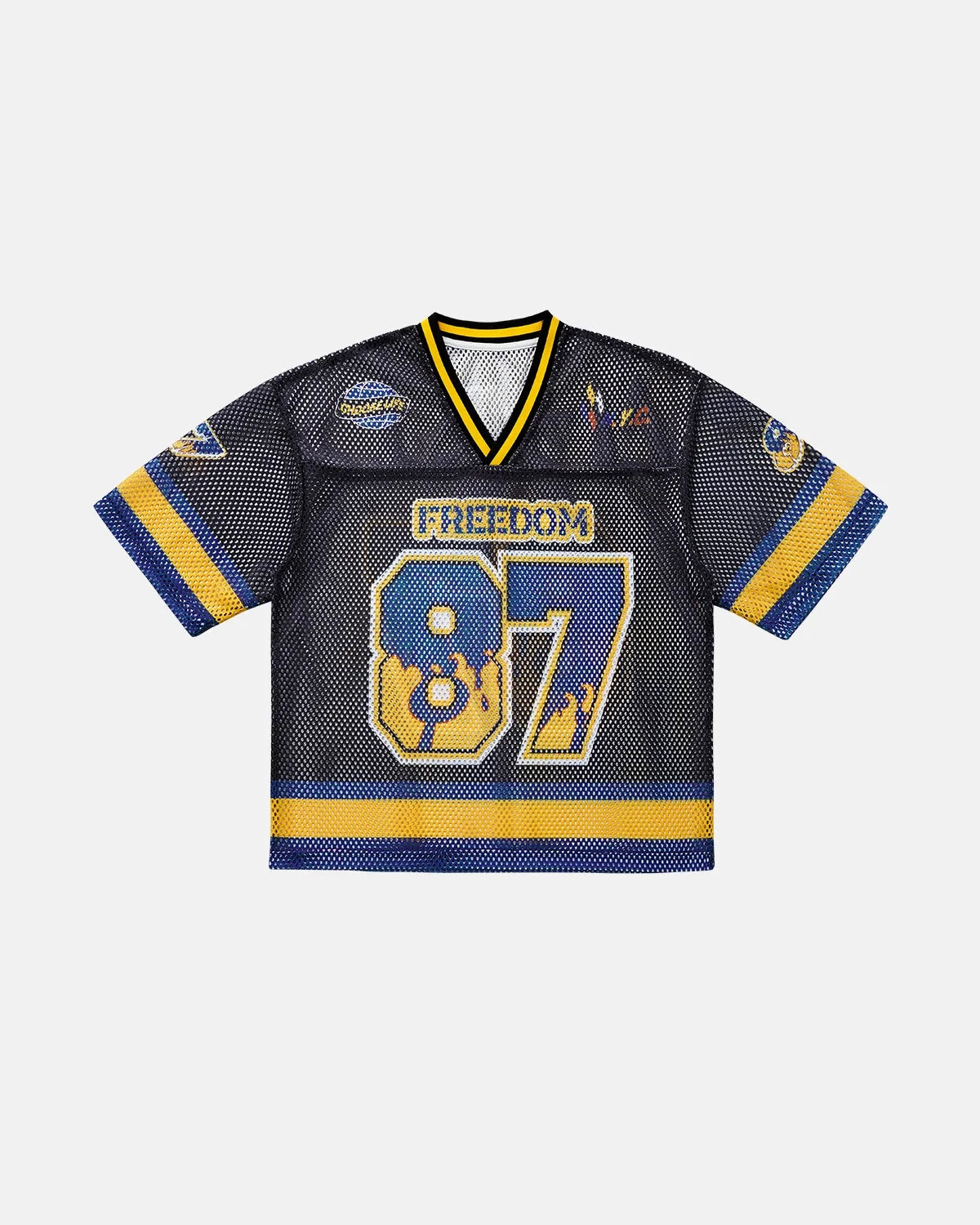 Omygoods 87 Jersey Mesh Print Tee