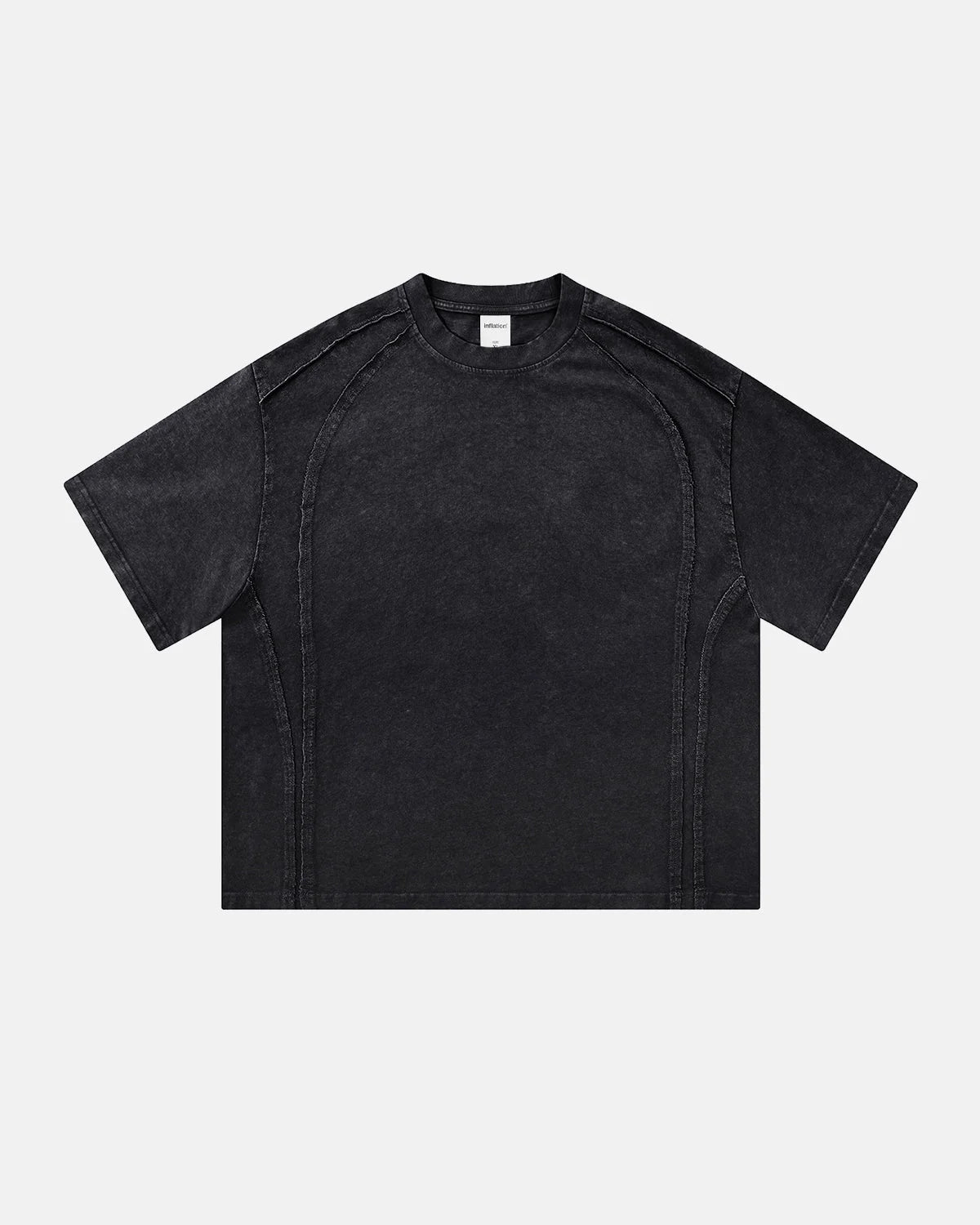 Omygoods Acid Wash Boxy Fit T-Shirt