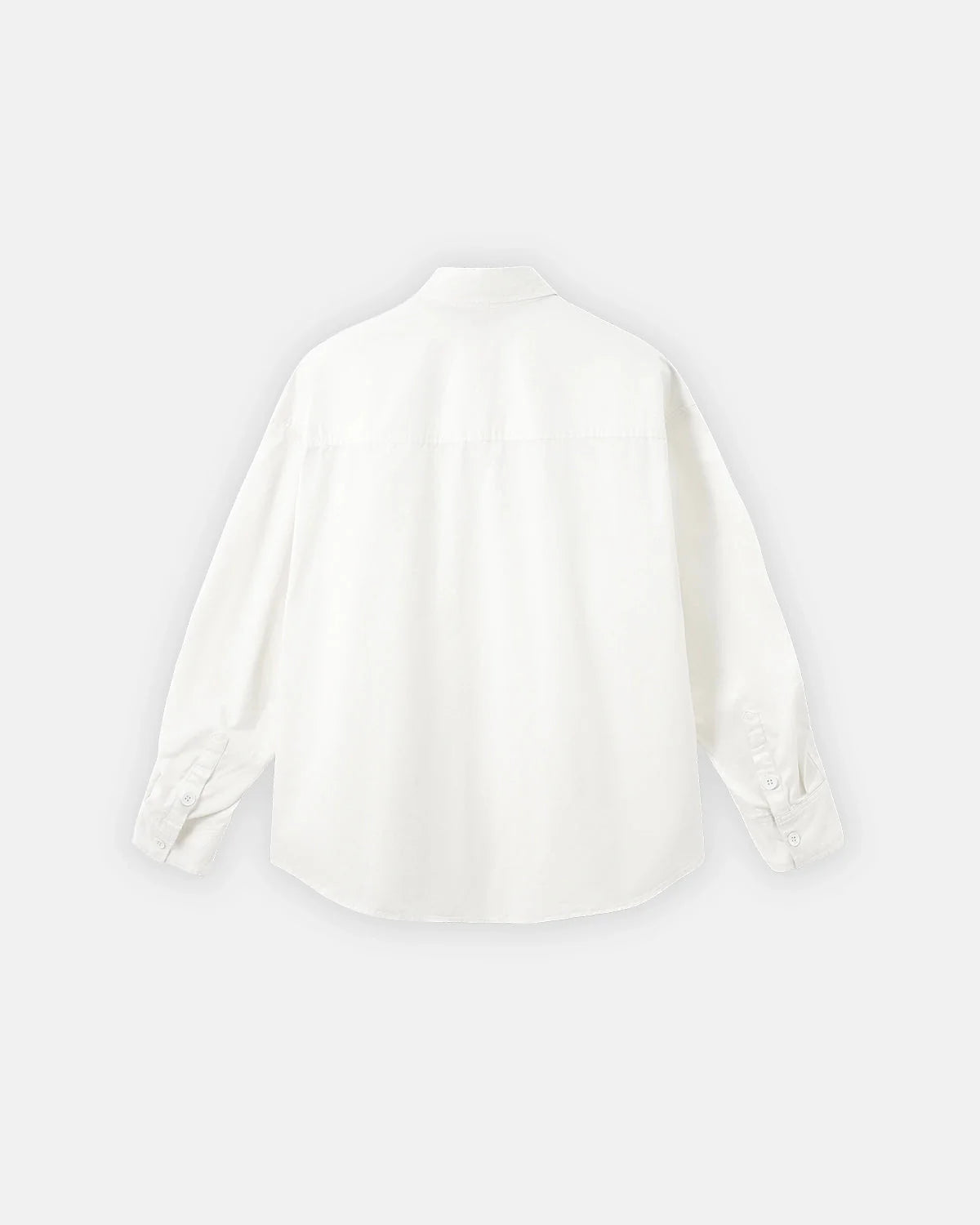 Omygoods Acid Wash Cargo Shirt Jacket