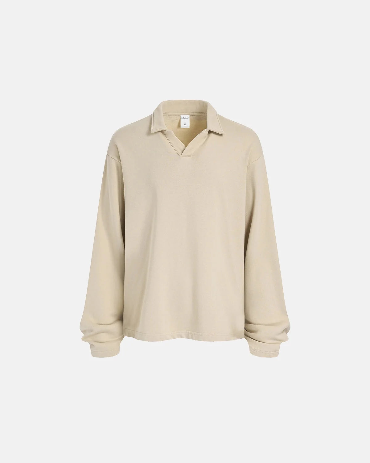 Omygoods Acid Wash POLO Shirt