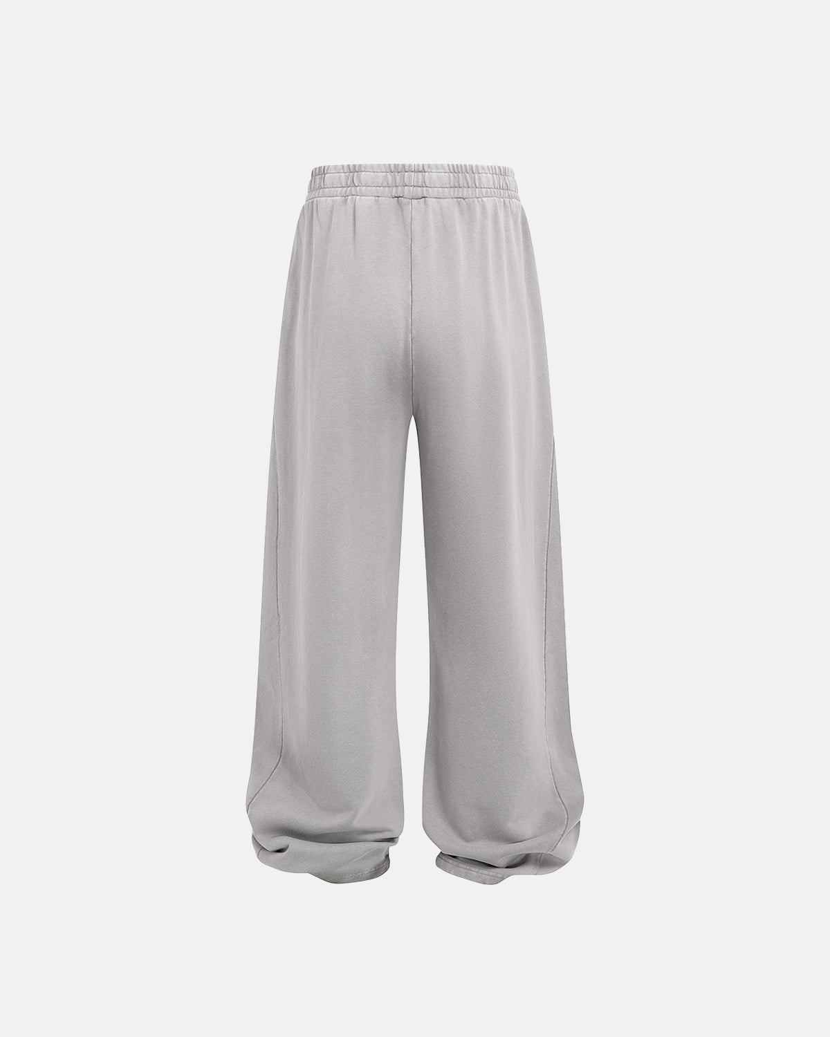 Omygoods Acid Wash Stitching Straight Leg Sweatpant