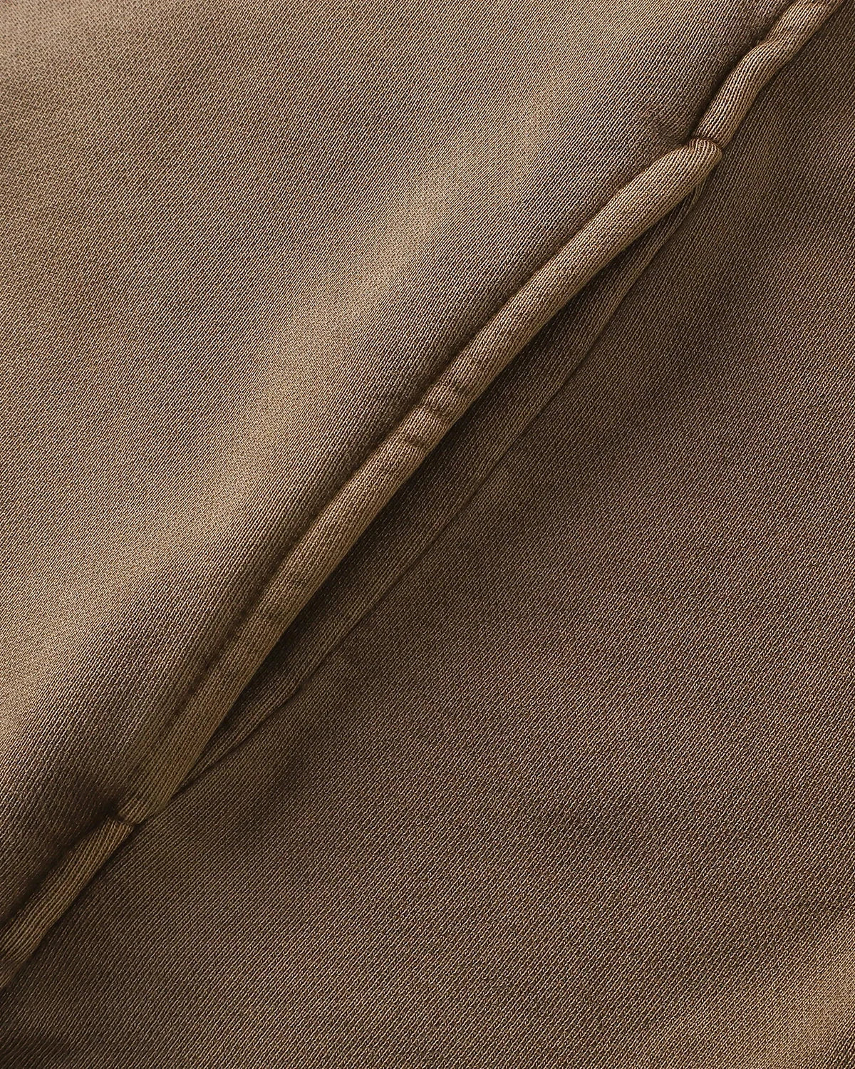 Omygoods Acid Wash Stitching Zip Up Hoodie