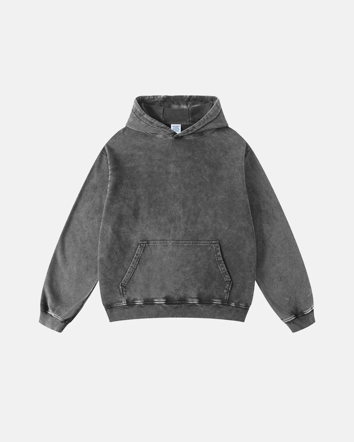 Omygoods Acid Washed French Terry Hoodie