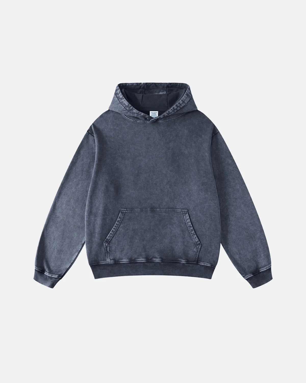 Omygoods Acid Washed French Terry Hoodie