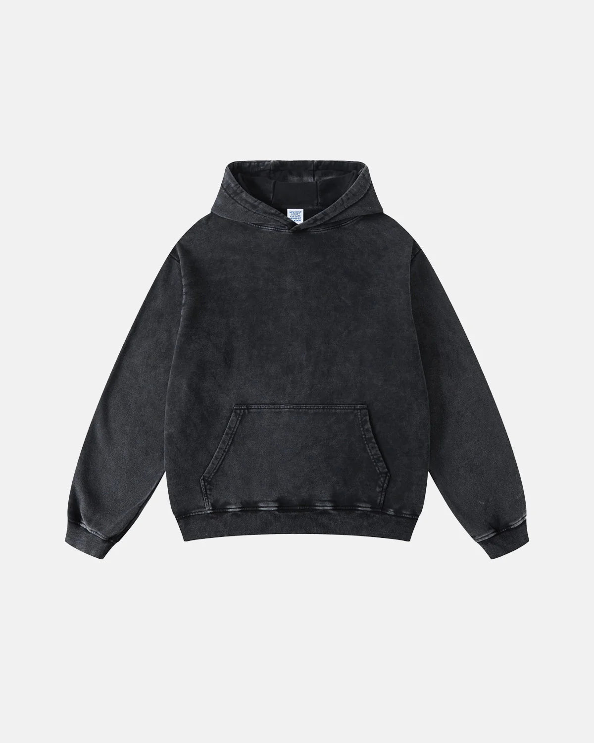 Omygoods Acid Washed French Terry Hoodie