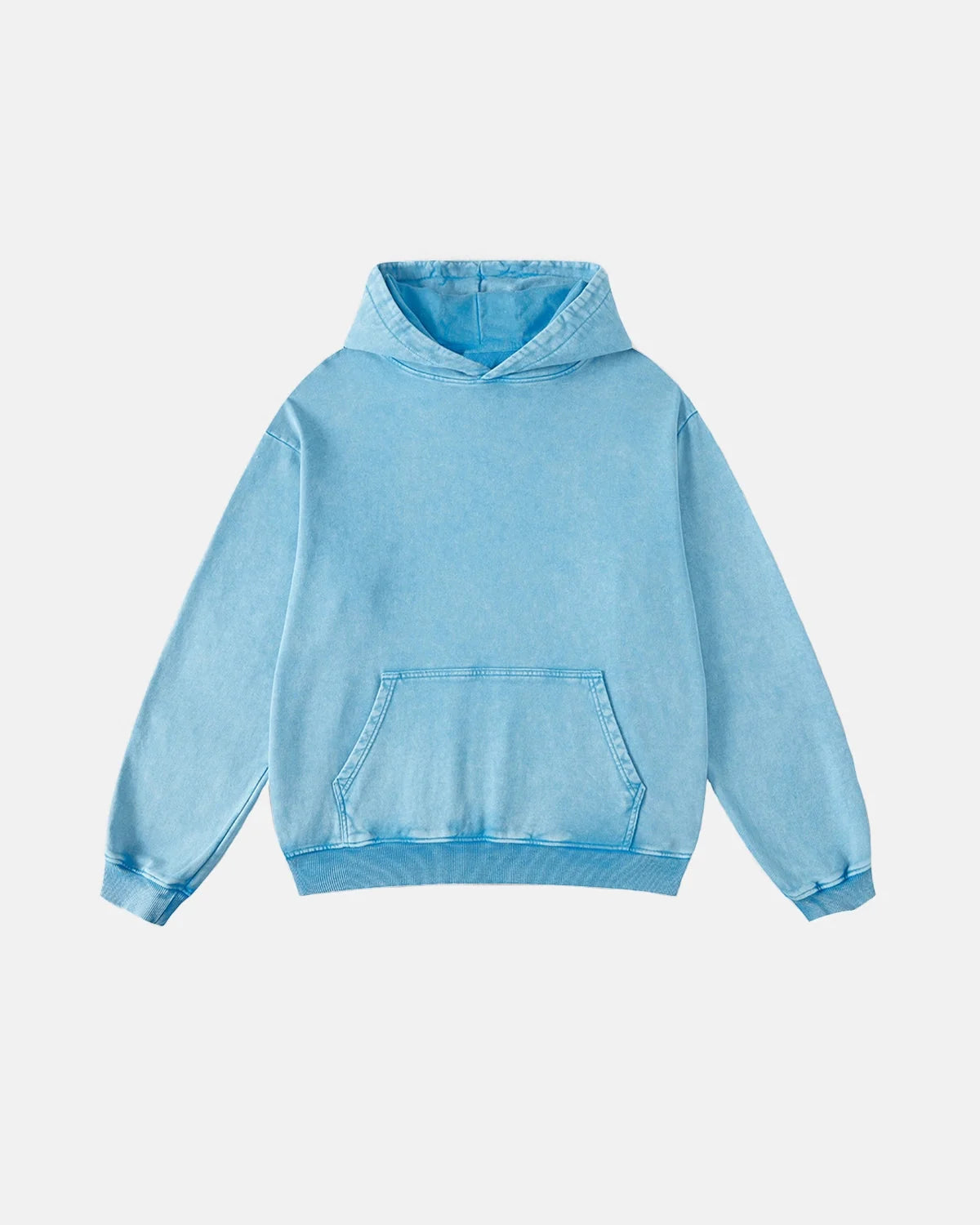 Omygoods Acid Washed French Terry Hoodie