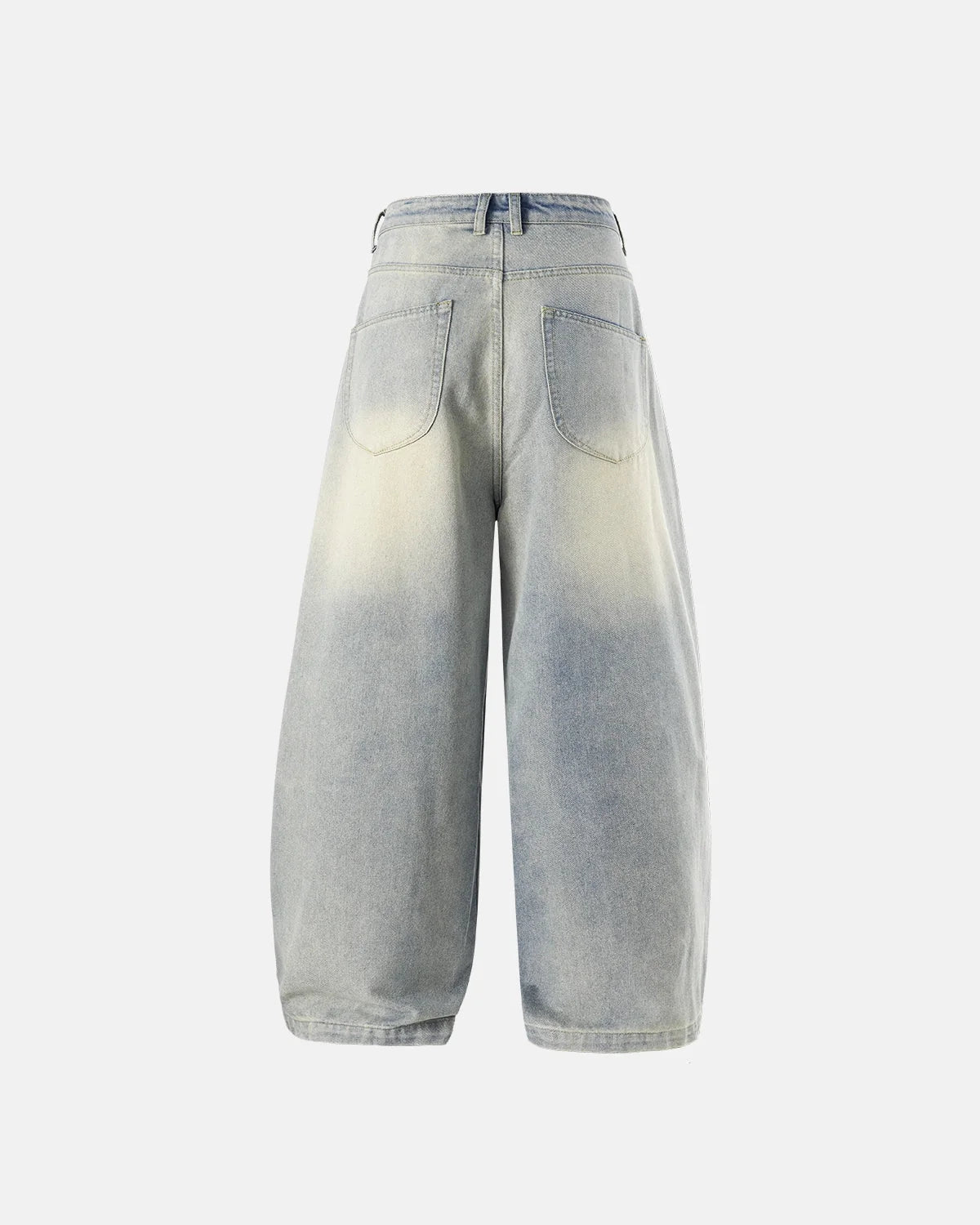 Omygoods Acid Washed Super Baggy Jeans