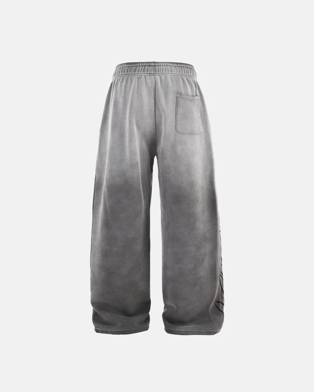 Omygoods Acid Washed Sweatpants