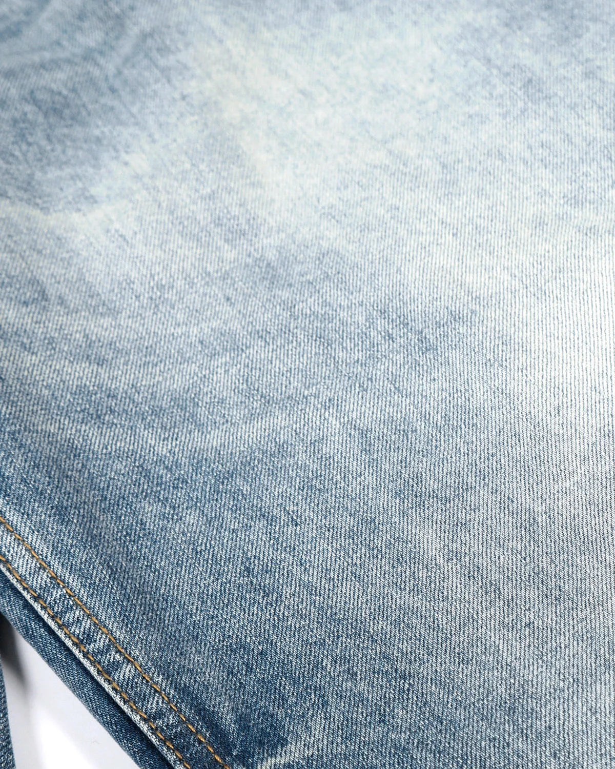 Omygoods Acid Washed Whisker Clasp Barrel Jeans