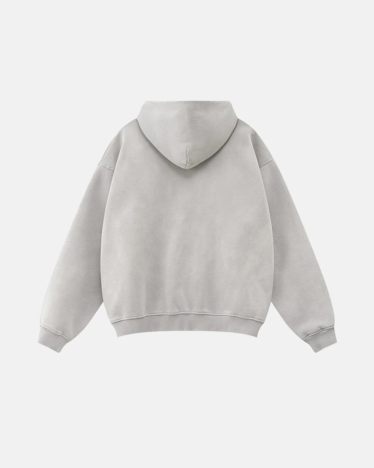 Omygoods Street Fit Acid Washed Zip Up Hoodie
