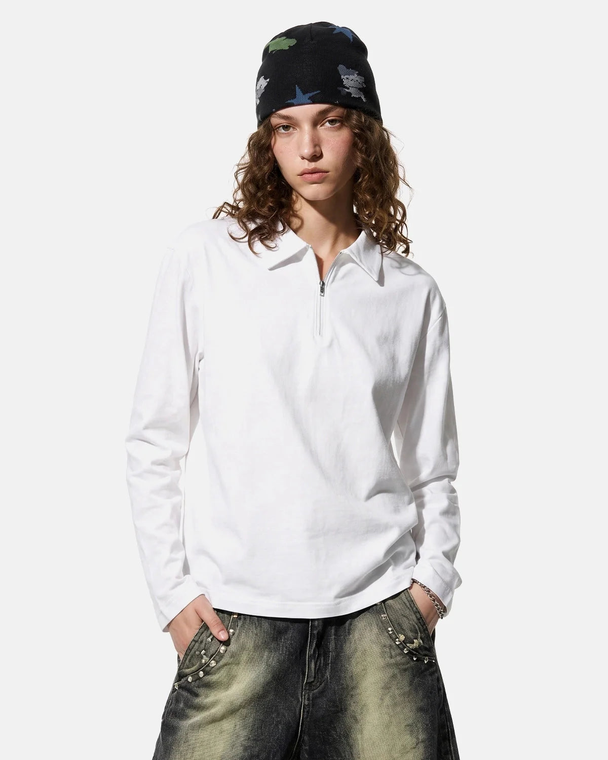 Omygoods AirFlow Breathable Long Sleeve Polo