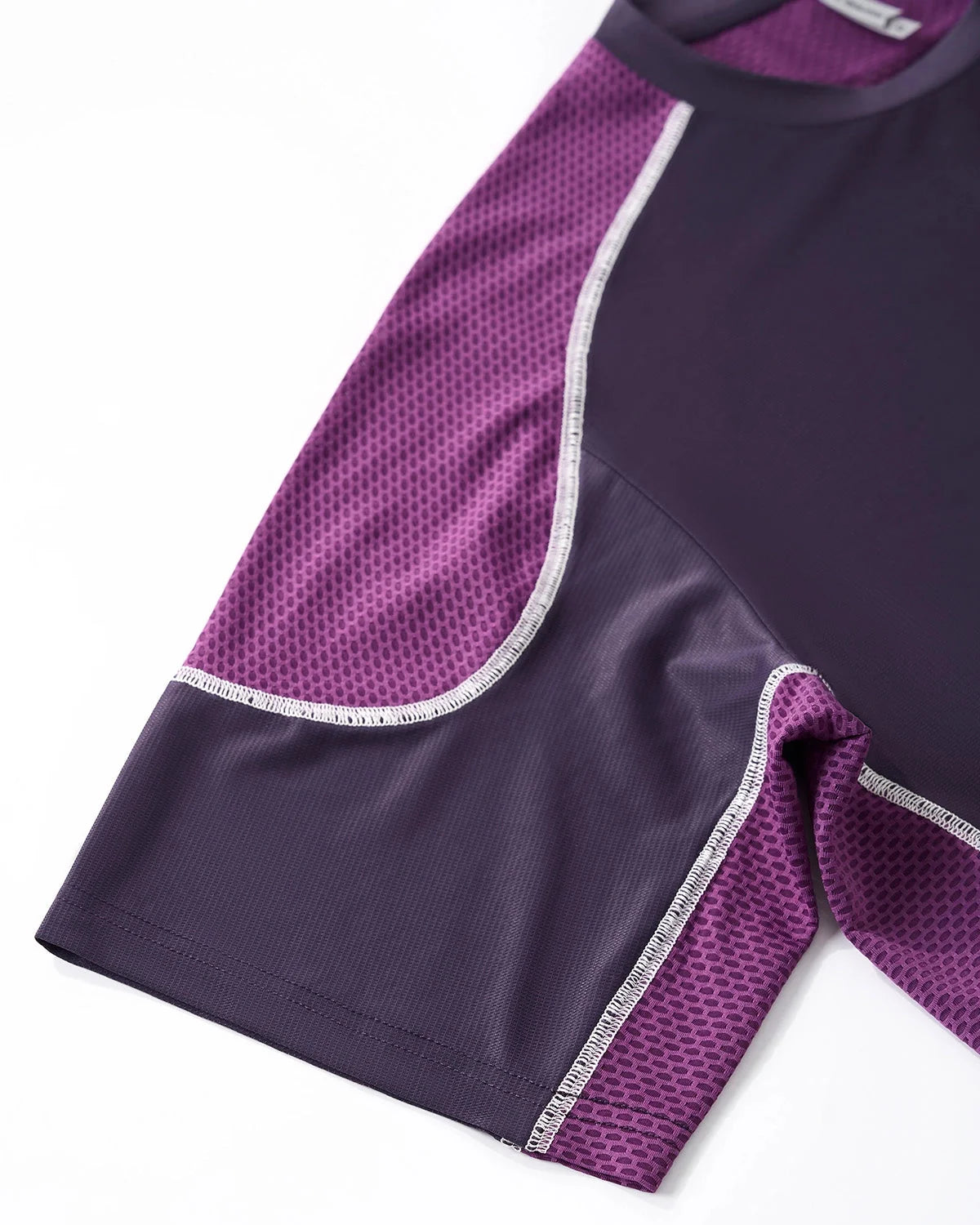 Omygoods AirFlow Contrast Panel Breathable Tee