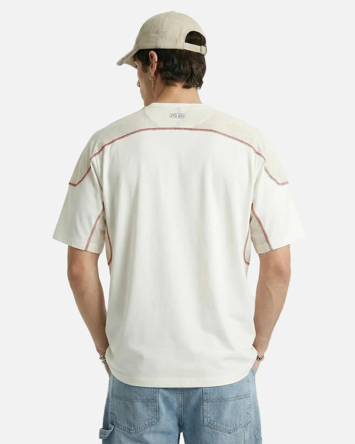 Omygoods AirFlow Contrast Panel Breathable Tee