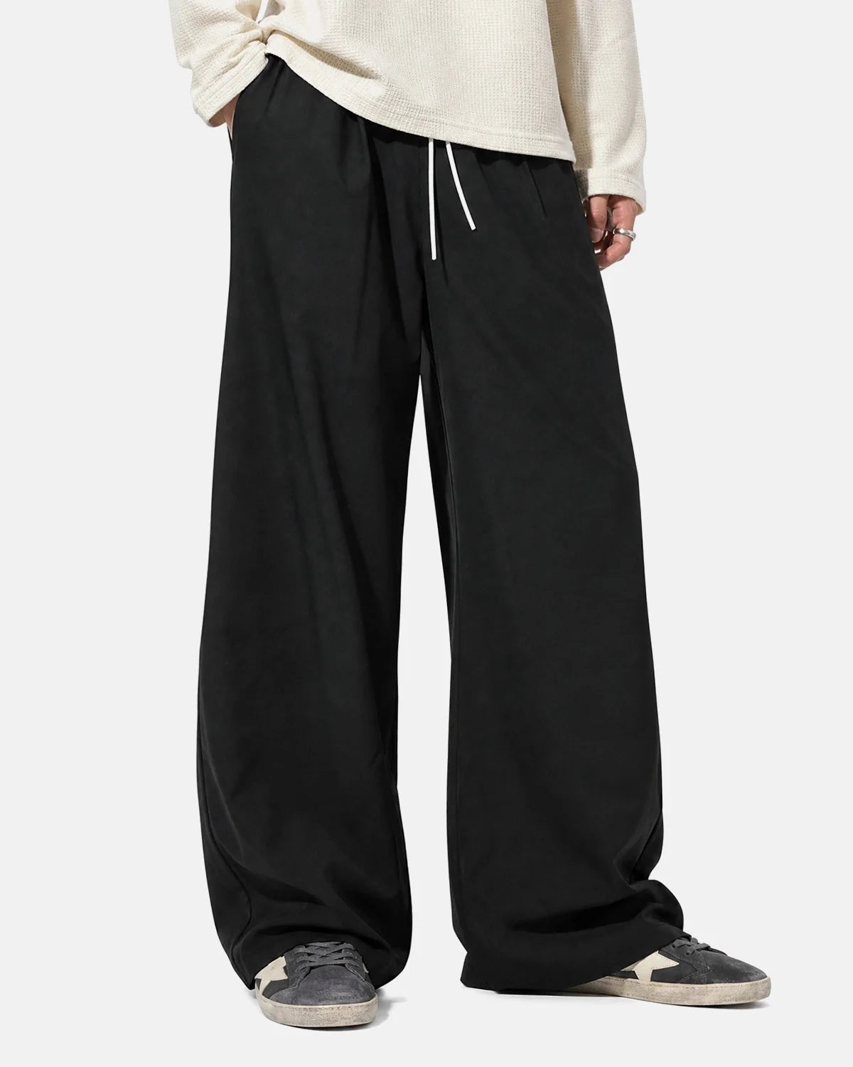 Omygoods AirFlow Cooling Wide-Leg Pants