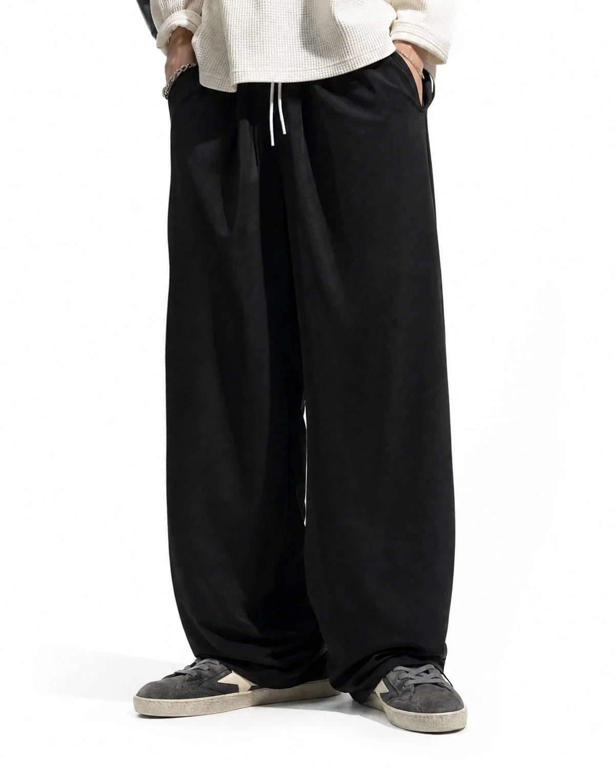 Omygoods AirFlow Cooling Wide-Leg Pants