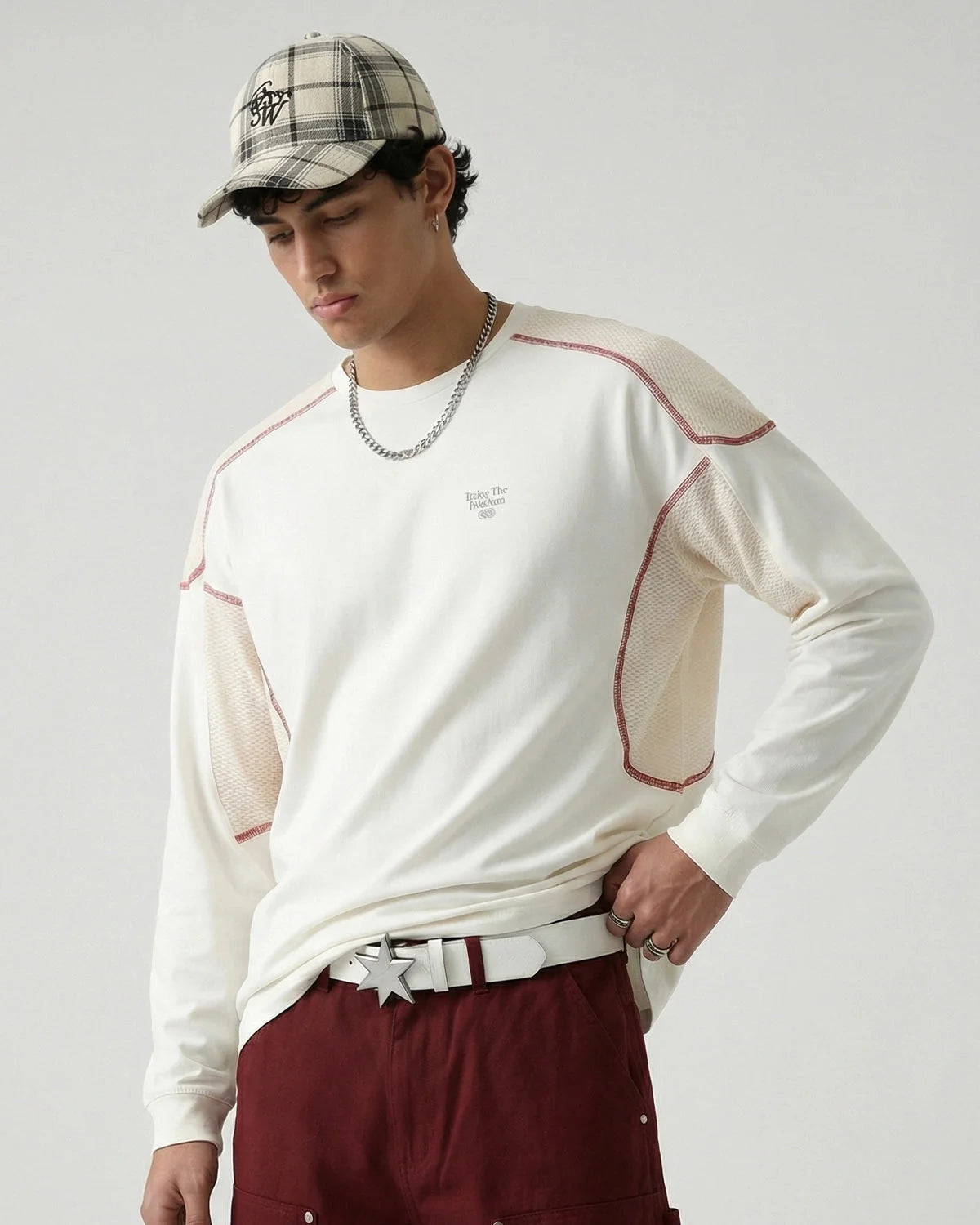 Omygoods AirFlow Reflective Cooling Long Sleeve Tee