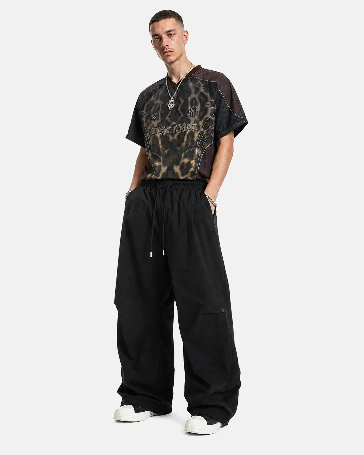 Omygoods AirFlow Stretch Cooling Parachute Pants